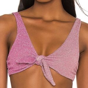Beach Riot Grace Bikini Top NWT